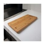 Storemax Kalın Bambu Kesme Tahtası Antibakteriel, Kalın Yıkanabilir Doğrama Tahtası Dikdörtgen (40 * 20 * 2.5cm) - Altın