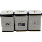 Storemax Kare Metal Saklama Kabı 87X87X125, 3 Lü Set, Azura (Azura) - 0,33 - 0 Siyah