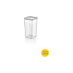 Storemax Kare Saklama Kabı 3 x 1200 Ml, Şeffaf - 0,33 - 0 Siyah