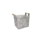 Storemax Keçe Tahta Saplı Düzeleyici Sepet - Çok Amaçlı Saklama Organizer Kutu Maxi Gri - 001-Renkli