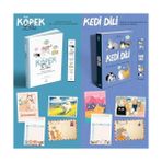 Storemax Kedi Dili ve Köpek Dili - Kartpostal - Ayraç - Aşı Takip Kartı - Ikili Set