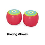Storemax Kids Şişirilebilir Canavar Nakavt Bop Çantası Boks Eldivenleri ile - Ahşap