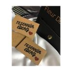 Storemax Kırmızı Kalp Teşekkür Ederiz Tebrik Kartı E Ticaret Hediye Kartı Müşteri Memnuniyeti Card 8x5 Cm- 20 Adet
