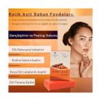 Storemax Kojik Asit Sabunu,koyu Leke, Ölü Hücre, Kolajen, Sivilce, Güneş Lekesi, Zerdeçal, Retinol, C Vitamini, E Vitamini, Kadınlar ve Erkekler Için Yüz Temizleyici. - 0- Koyu Mavi