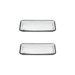 Storemax Kristalize Glamour Servis Tabağı 2 Li 86969865AYBABASTORE - 001-Renkli