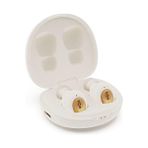 Storemax Kulaklık - Kompakt Bluetooth 5.0 Kulaklık, Hızlı Şarj Fonksiyonu ve Şarj Kutusu ile 28 Saate Kadar Çalma Süresi, Çevre Dostu Bambu Tasarım