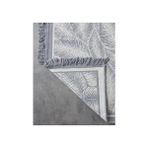 Storemax Leaves Dokuma Kilim Gri - 301 - Siyah