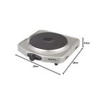 Storemax LX-7011 Hotplate Tekli Elektrikli Ocak - 1BW-Beyaz
