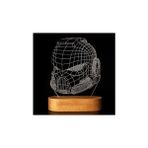 Storemax Masa Lambası Gece Lambası Optik Illüzyon 3 Boyutlu Maske Tasarımlı Yeni