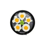 Storemax Metalik Daire Şeklinde Metal Omlet Yumurta ve Kalıbı, Dayanıklı Mutfak Aksesuarı - Option-1 - --