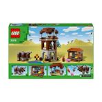Storemax Minecraft Yağmacı Karakolu ve Çapulcu 21278 - Video Oyunu Seven Minecraft Hayranı 9 Yaş ve Üzeri Çocuklar Için Yaratıcı Oyuncak Yapım Seti, Doğum Günü Hediyesi (665 Parça) - (ClearEyelets)Black-RadiantOrchid