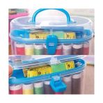 Storemax Mini Komple Dikiş Seti, 8 Renkli Iplik,, Iğne, Mezura, Düğme ve Taşıma Çantalı, Ev ve Seyahat Için Pratik Dıy Dikiş Malzemeleri - 0 - --