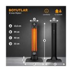 Storemax Mirkraft Elektrikli Isıtıcılar (MR-ST-3452-BL) - 0 - Siyah