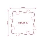 Storemax Muffık MFK-020-1 Medium 1 Orta Boy Duyusal Motor Yapboz Matı Çocuklar Için, Bebekler Için Duyusal Oyun Matı, Yetişkinler Için Masaj Yapboz Zemini 105 x 55 cm - 1BW-Beyaz - 0,60 x 19 x 29 cm