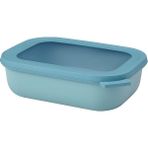 Storemax - Multi Bowl Cirqula Rectangular - Kapaklı Saklama Kabı - Buzdolabı Için Hava Geçirmez Saklama Kutusu, Mikrodalga Fırın Kabı ve Saklama Kabı Olarak Uygundur - 1000 ml - Green - 0,33 - 0 Siyah