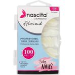 Storemax Nascita 100&APOS;LÜ Kutulu Almond Takma Tırnak - 166 - 0 - Siyah