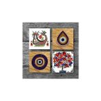 Storemax Nazar, Şahmeran, Nar Ağacı Taş Bardak Altlığı Seti - 4 Parça - Dekoratif, Rustik Mutfak Aksesuarı, 10X10 Cm, Kaydırmaz Tabanlı, Şık ve Dayanıklı SC524 - 0 - 249 ml