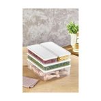 Storemax Nora 4'lü 4 Lt.+ 2,5 Lt.+ 1,2 Lt+1,2 Lt Saklama Kabı Ekru - 0,33 - 0 Siyah