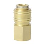 Storemax Orijinal Nipel R1/2" (Kompresör Aksesuarı, Iç Dişli, Sağlam Pirinçten Yapılmıştır, Basınçlı Hava Hortumları Için) - 4139210