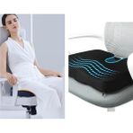 Storemax Ortopedik Oturma Minderi Visko Cocix Elastik Minder Basur Hemoroid Minderi Oturma Simidi Yastığı Dik Duruş Minderi - 00 Beyaz