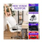 Storemax Ortopedik Visco Oturma Minderi – Coccyx Destekli Hemoroid ve Basur Yastığı | Elastik Oturma Simidi, Siyah, Standart Boy - 00 Beyaz