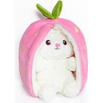 Storemax Özgüner Oyuncak Pelüş Çilek Tavşan,fermuarlı Meyve Çantasında Nakışlı,40 Cm,pembe, Kırmızı, Karpuz, Ananas, Havuç Model Seçenekleri,paskalya,çilek Tavşan (Pembeçilek) - 01-Mavi
