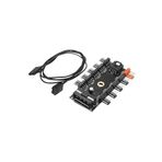 STOREMAX OZN 4337 10 Port Fan Çoklayıcı Y PWM Splitter 4 pin 12v Switch Power Güç IDE Çoğaltıcı Mole