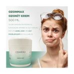 Storemax Ozonmax Ozonit Krem 500 ml - Cildin Oksijen Seviyesini Üç Katakadar Artırırı ve Cilt Tonunu Eşitler Akne Leke Gibi Cilt Problemlerinde Kullanılır.