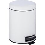 Storemax Pedallı Çöp Kovası 5 L. Leman, Gri, Metal, 3 x 11,5 x 11,5 cm