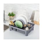 Storemax Portatif Kaşıklık Bölmeli Bulaşıklık | Tezgah Üstü Bulaşık Kurutmalık | 4 Renk Seçeneği | Dayanıklı Abs Plastik Malzeme (42X33X12CM) (Gri) - 0 - 249 ml