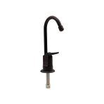 Storemax R203-NL-12 15,24 cm -Flo Tarzı Saf Su Dağıtıcı Musluk, Yağla Pürüzlü Bronz - Ahşap