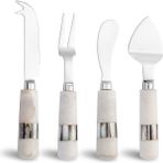 Storemax Romano Mermer Peynir Servis Seti Beyaz - 0 - 249 ml