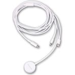 Storemax Şarj Kablosu Usb-C Kablo Çoklu Şarj Kablosu Beyaz - 0 - Siyah