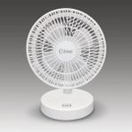 Storemax Şarjlı Beyaz Ayarlanılabilir Mini Fan Masa Üstü Vantilatörü USB Soğutucu Sessiz El Fanı - 001-Siyah