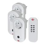 STOREMAX Sbl Comfort Line Uzaktan Kumandalı 3 Adet Tekli Priz SBLShp 1064356