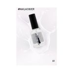 Storemax Şeffaf Oje Cila 01 - Yüksek Pigmentli Uzun Süreli Kalıcılık Hızlı Kuruma - Nail Lacquer 01 - 0 - Siyah