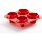 Storemax Shopmrt Kırmızı Silikon Şans Kurabiyesi Piramit Kalıbı 14X14X4 542093 1 Adet - Bej