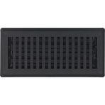 Storemax Sierra 10,16 cm x 30,48 cm Tasarım, Dökme Demir Siyah Kaplama Hava Filtresi ile Çelik Zemin Kaydı - Ev Zemin Için Havalandırma Kapakları - Dekoratif Havalandırma Örtüleri - Kat Kaydı - 100 cm