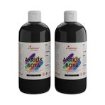 Storemax Siyah Akrilik Boya 2'li Set 2X500GR - -- - Option-1
