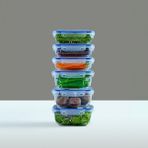 Storemax Sızdırmaz Kapaklı 6'lı Saklama Kabı Seti, Contalı Pp Plastik, Çeşitli Boyutlar (3X975 Ml, 3X1400 Ml), Gıdaları Güvenle Saklayın, Mutfakta Düzen Sağlayıcı - 0,33 - 0 Siyah