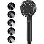 Storemax S&m Home 5 Fonksiyonlu Yüksek Basınçlı Ayarlanabilir Duş Başlığı (Siyah) - 1 lt