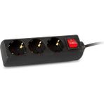 Storemax Spg8-3-30 3m 3lü Akım Korumalı Siyah Priz