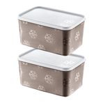 STOREMAX srhtDS 2'Li Set No Frost Saklama Kabı Terra 2600 ML Desing 266450