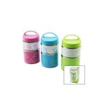 STOREMAX srhtDS SABİT KULPLU - RESİMLİ - RENKLİ 2Lİ SEFER TASI - SAKLAMA KABI 930ML Desing 266450