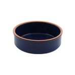 STOREMAX SRT Iznik Toprak Güveç Ve Yoğurt Kasesi Tam Sırlı Çömlek 19x6cm (Lacivert) FxYM 1126906