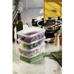 STOREMAX SRT Mikrodalga Ve Difrizde Kullanılabilen Saklama Kabı Seti 4'lü Beyaz S-410 FxYM 1126906