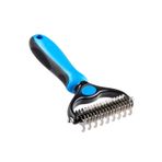 STOREMAX svticaret Plastik Saplı Metal Kedi Köpek Bakım Kıtık Tüy Topak Açıcı Tarak mhm 1053513