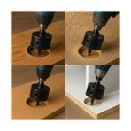 Storemax Titex Delik Açma Testere Seti, Ahşap Demiri Ağaç Delme, 19‑127 MM, Panç, Açma Takımı, Kontrplak, Plastik, Alçıpan, Mdf, Ince Alüminyum Için Üstün Performans (11 Parça)