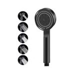 Storemax Turbo Pervaneli 5 Fonksiyonlu Duş Başlığı Duş Hortumu 150 cm ve Mafsal Set - 1 lt