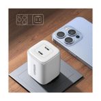 Storemax Ugreen Nexode 45W Dual Usb-C Pd Şarj Cihazı (25W+20W), Beyaz - 001-Renkli